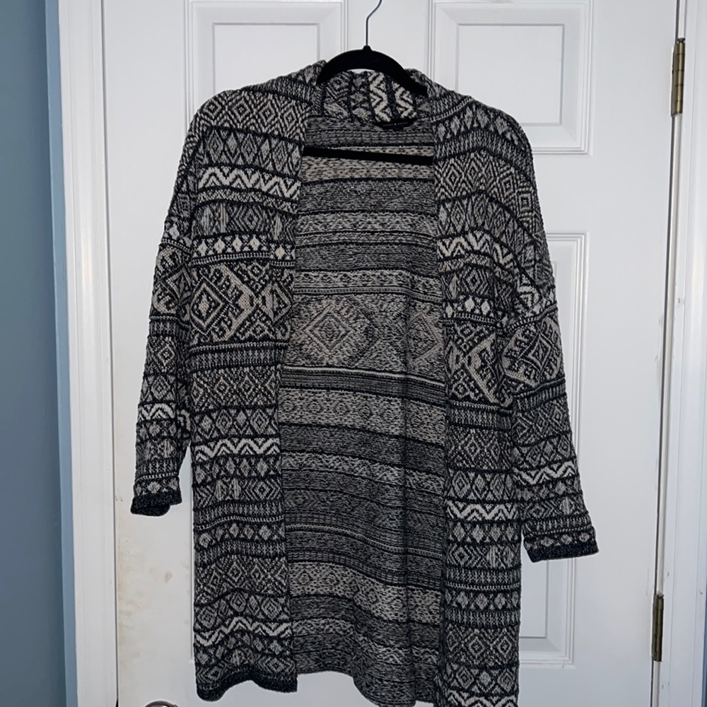 Lucky Brand tribal print cardigan